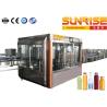 Buy cheap Fruit Juice Hot Liquid Filling Machine , Glass Bottle Juice Filling Machine from wholesalers