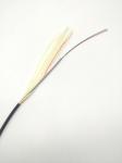 SM G657A2 Indoor Armored Fiber Optic Cable Tight Duplex LSZH Black Anti Rodent