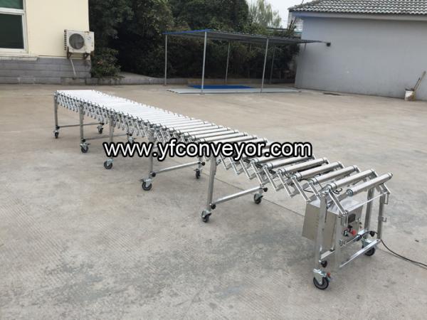 Buy cheap Flexible Motorized Stainless Steel Roller Conveyor,Flexible Roller Conveyor from wholesalers