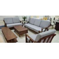 Buy cheap Straight Texture Solid Wood Tv Cabinet , Uniform Color Sofa Coffee Table product