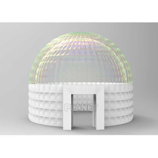 Buy cheap Custom Sealed Inflatable Balloon Tent Fireproof PVC Tarpaulin Easy Assembly from wholesalers