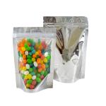 Recyclable Sliver Clear Window Mylar Zipper Bags