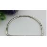 Buy cheap Fashion bag accessory high-grade 3 colors nickel 120 mm iron d ring metal bag handle for leather from wholesalers