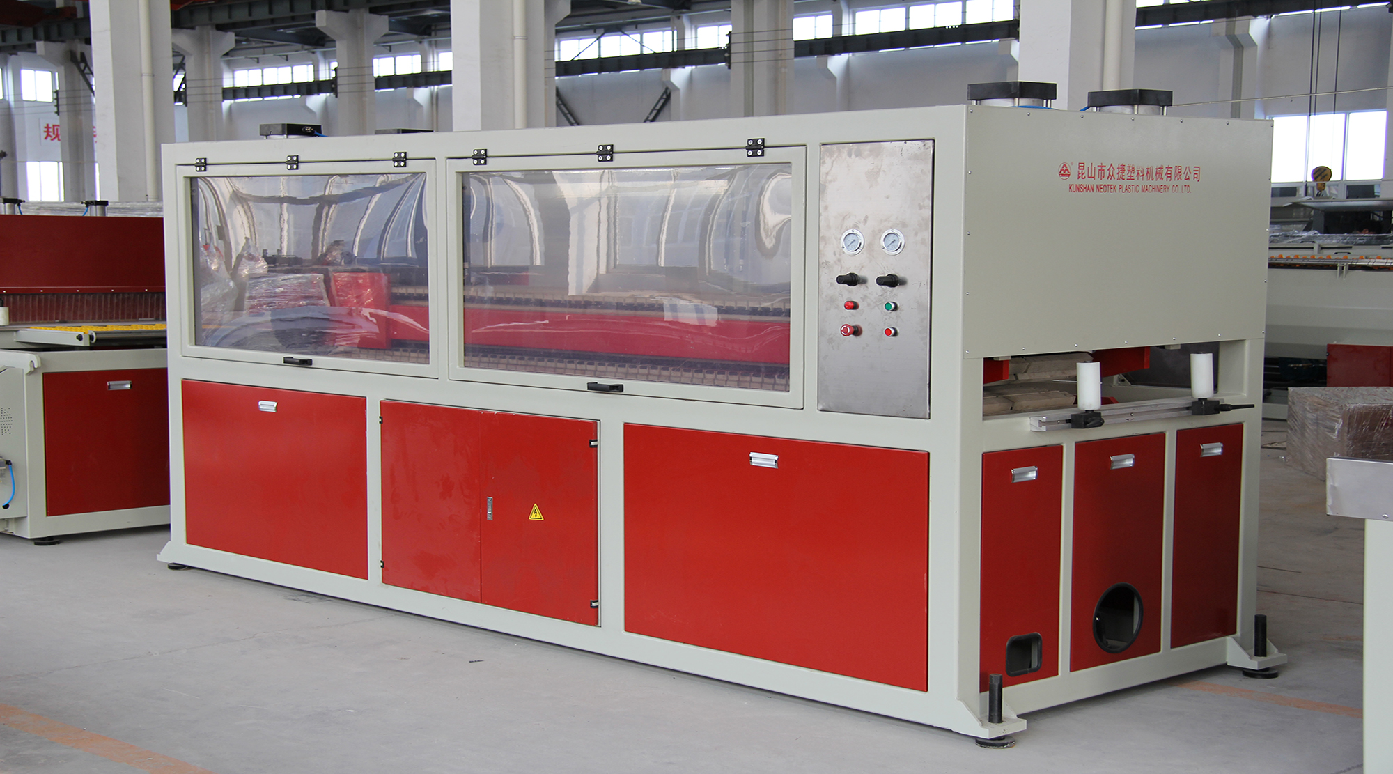 Co-rotating Twin Screw PVC Stone Siding Extrusion Line 18000x6000x2500 for Recognition