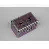 Buy cheap Small Aluminum Beauty Nail Case Pink ABS Cosmetic Box With Mirror from wholesalers