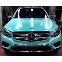 Buy cheap Metallic Tiffany Blue Matte Car Vinyl Wrap Swipeable Bubble Free product