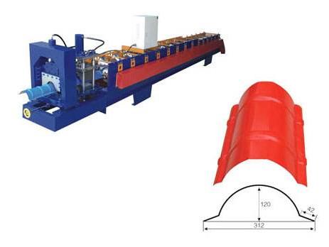 Buy cheap Steel Ridge Cap Roll Forming Machine , Sheet Metal Forming Equipment from wholesalers