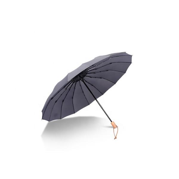 Buy cheap Windproof 16 Ribs Portable Folding Umbrella 42 Inch Arc from wholesalers