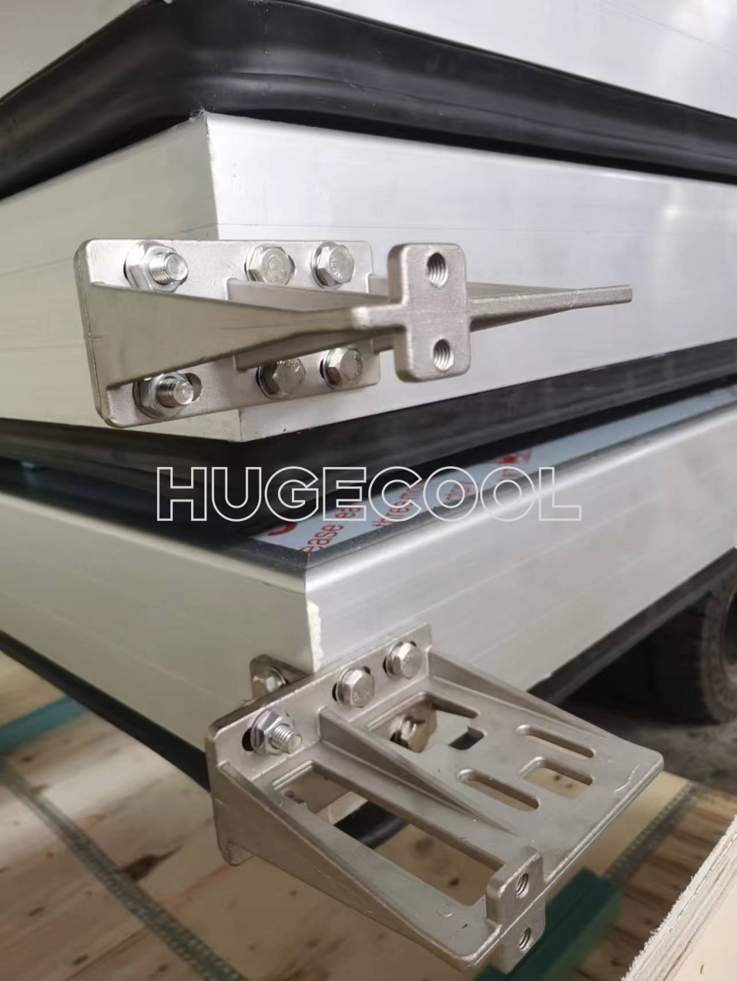 100 Cbm Beef Freezer Room with Stainless Steel Panel