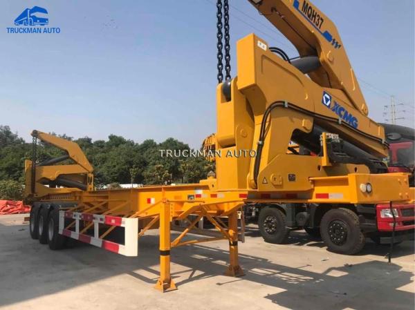 Buy cheap High Strength Sideloader Trailer , Side Lifter Trailer 1*20 Feet / 2*40 Feet Container from wholesalers