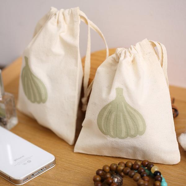 Buy cheap Custom natural cotton pouch Muslin drawstring blank bag from wholesalers