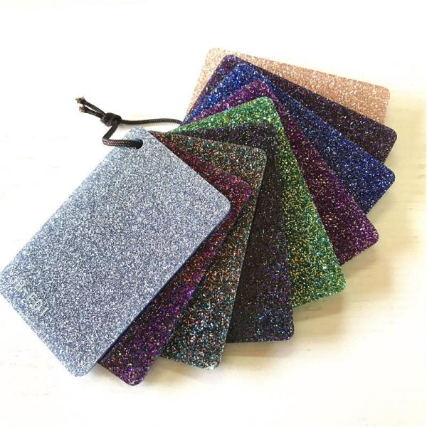 Buy cheap Silver Gold Red Green Blue Glitter Acrylic Sheet Plexiglass Plastic Plate from wholesalers
