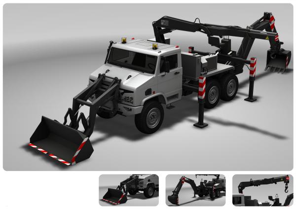 Buy cheap Emergency Excavator Machine / Excavator Vehicle Remove The Barricade With Telescopic Boom from wholesalers
