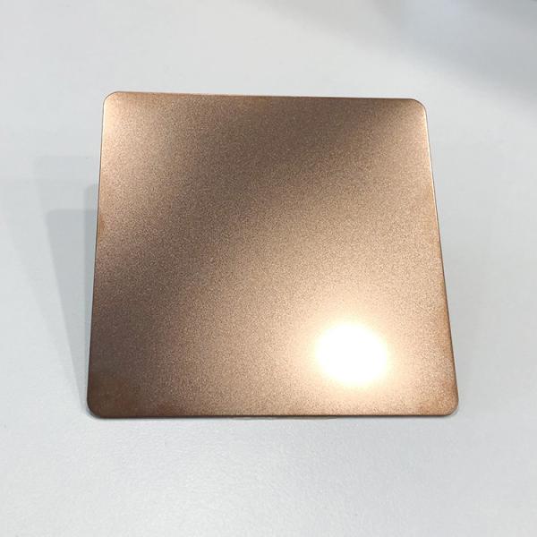 Buy cheap 2mm Thick Bead Blasted Decorative Stainless Steel Sheet Metal Mill Edge from wholesalers