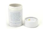White Cylinder Paper Tube Packaging Eco-friendly For Cosmetics / Gift