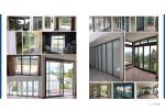Modern Tempered Glass Aluminum Frame Sliding Windows Erosion Resistant SGS