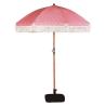 Buy cheap Outdoor 2M Wood Pole Fiberglass Ribs Straight Sun Umbrella With Tassel from wholesalers