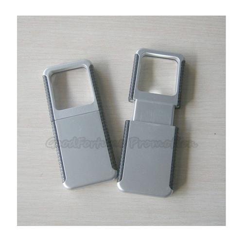 Buy cheap Hot Sale Promotional printed logo advertising pull and push led magnifier gift from wholesalers