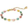 Buy cheap Devil's Eyes Stainless Steel anklet Female 18K gold non-fading eye drops glue anklet spot American anklet Yiwu wholesale from wholesalers