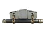Funeral Silver Casket Handle Hardware , Coffin Surface Casket Accessories With