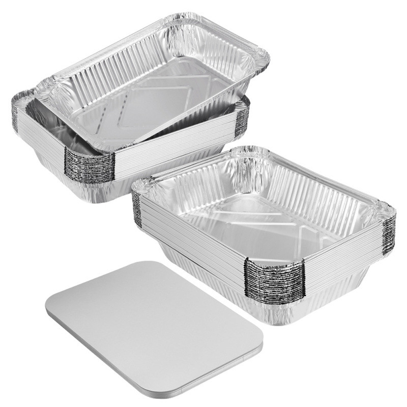Customized Aluminum Foil Roll Containers Food Garde For Packaging
