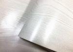 White Fashionable Wood Grain Adhesive Contact Paper Home Decoration