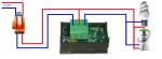 AC LED Digital Mini power meter panel watt 1000w