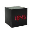 Buy cheap Promotional Electronic wooden led alarm clock wood logo customized from wholesalers