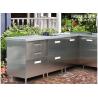 Buy cheap Fadior Original Stainless Steel Outdoor Cabinet With Built-In 5-Burner Gas BBQ Grill from wholesalers