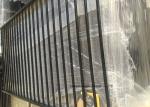 Tubular Picket Zinc Steel Fence , Coated Decorative Wire Mesh Garden Fence
