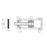 Buy cheap S8001001 O Ring KOMATSU Parts DX140W DX180 DX190W DX225 DX255 DX300 DX300LL product