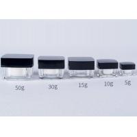 Buy cheap 5g 10g 15g 30g Acrylic Elegant Empty Lotion Jars With Screw Cap Opening product