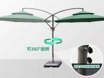 2.7m Customized Logo Polyester Large Tilting Patio Umbrella Parasol