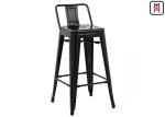 Tolix Metal Chairs Restaurant Bar Stools Industrial Style Indoor / Outdoor