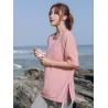 Buy cheap OEM ODM Womens Side Split T Shirt Athletic Activewear Soft fabric from wholesalers