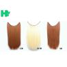 Buy cheap Synthetic Fibre Hair Extensions Straight Double Drawn Human Hair Wefts from wholesalers