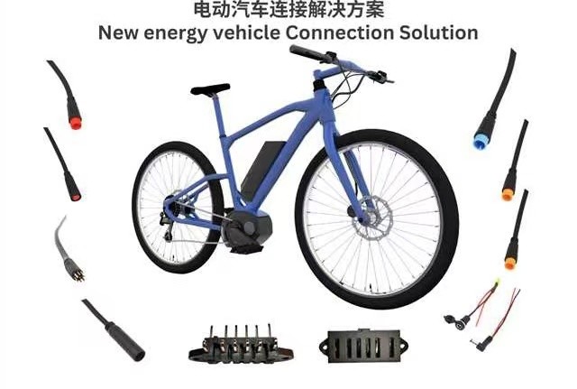 Durable E Bike Connector Waterproof 3 PIN High Current Connector OEM