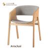 Buy cheap Restaurant Simple Modern Dining Chairs Solid Wood 52cm Length from wholesalers