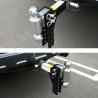 Buy cheap Black Chrome Trailer Spare Parts 7500lbs 7-1/2 " Adjustable Dual Ball Hitch from wholesalers