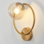 Post-modern Simple interior Wall Lamp Glass Bedroom Light luxury Round Corridor