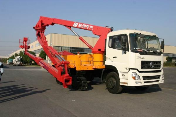 Buy cheap Low Oil Consumption 16m Under Bridge Access Platforms / Bridge Snooper Truck Dongfeng 6×4 from wholesalers