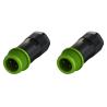 Buy cheap 2 Core Male Wire Harness Connectors 2p LED Lighting Cable Connectors PA66 Shell from wholesalers