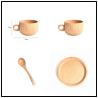 Buy cheap Beech Wooden Drinking Cups 250ml Wine Cocktails Mixed Drinks Beer Wooden Mug from wholesalers
