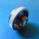 Industrial CNC Machining Stainless Steel Black Metal Twisted Metal Gear with 5