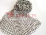 Space Partition Stainless Steel Metal Ring Mesh 1.2mmx10mm