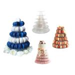 6 Tier Clear Blister Macaron Tower For Cake Decoration
