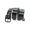Buy cheap Classic Mens Cowhide Belt With Print Logo / Casual Black Belt Wear Resistant from wholesalers