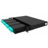 Buy cheap 1U 19' Racks Enclosure MPO-LC Connector Fiber Optic Cassette Patch Panel for Rack Mount from wholesalers