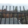 Buy cheap Customized Black Zinc Steel Metal Garrison Fence Panels Maintenance Free from wholesalers