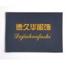 Buy cheap Straight Cut End Fold Black Woven Fabric Labels Neck Main Label Sew On Iron On from wholesalers